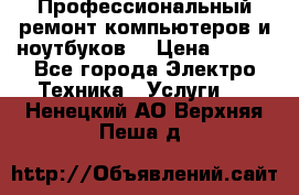 Профессиональный ремонт компьютеров и ноутбуков  › Цена ­ 400 - Все города Электро-Техника » Услуги   . Ненецкий АО,Верхняя Пеша д.